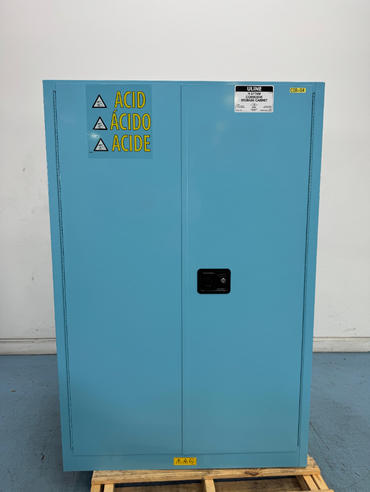 Image of Uline 45 Gal. Corrosive Storage Cabinet